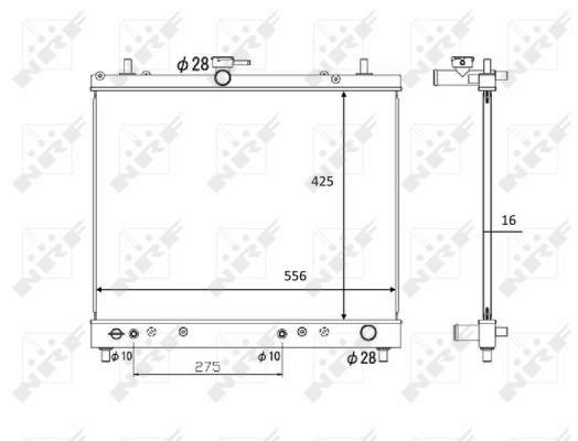 Radiator racire motor
