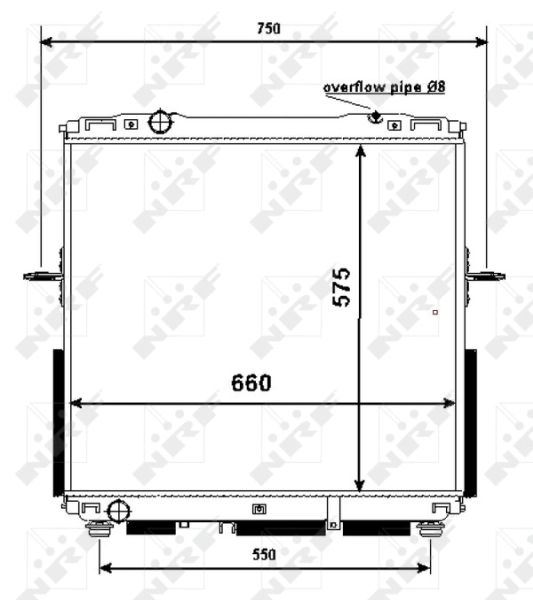 Radiator racire motor