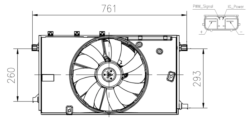 Ventilator radiator racire