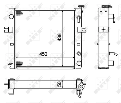 Radiator racire motor