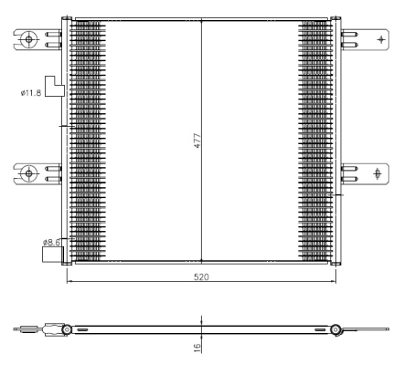 Radiator climatizare