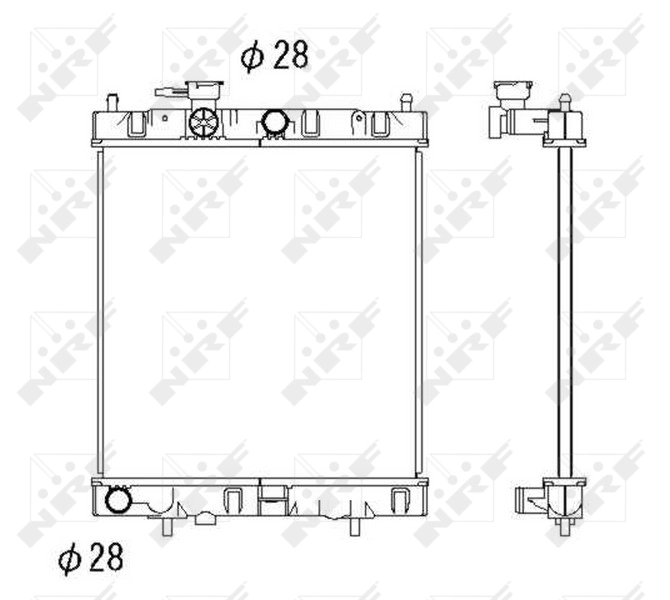 Radiator racire motor