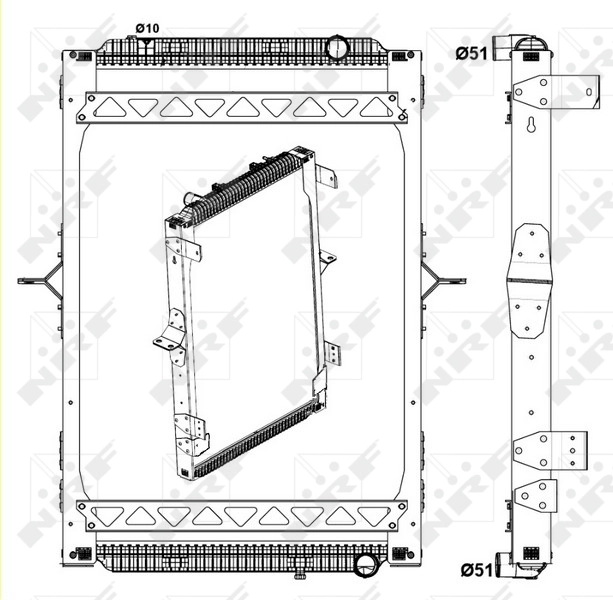 Radiator racire motor