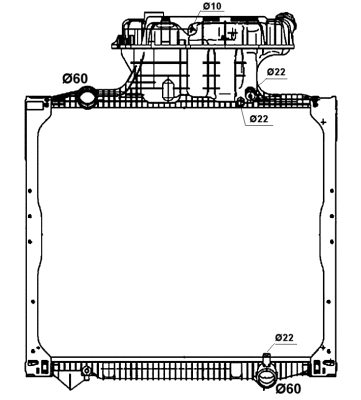 Radiator racire motor
