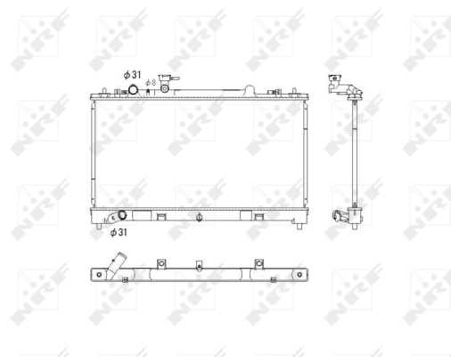 Radiator racire motor