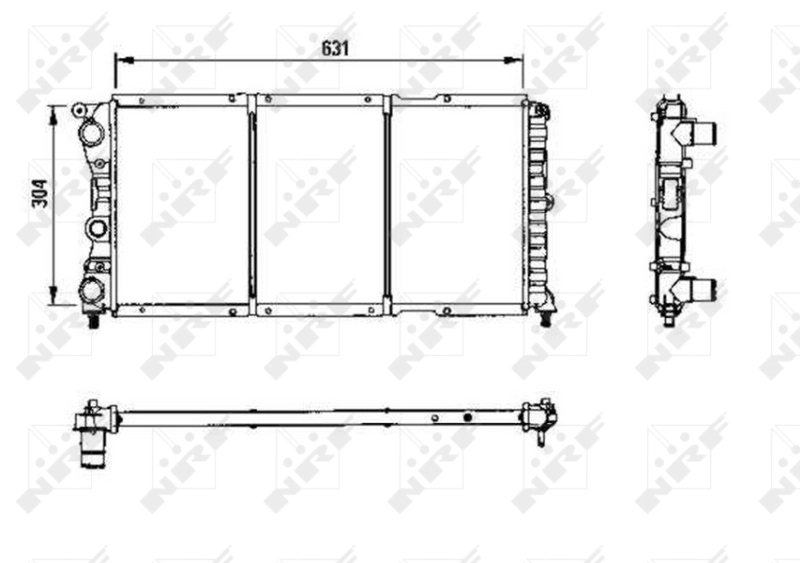 Radiator racire motor