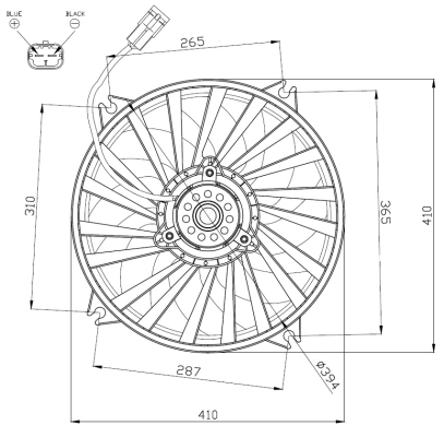 Ventilator radiator racire