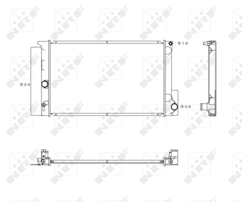 Radiator racire motor
