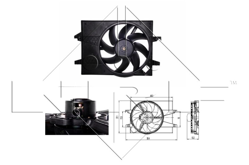 Ventilator radiator racire