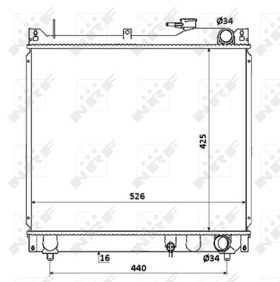 Radiator racire motor