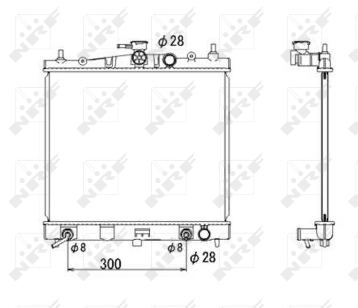 Radiator racire motor