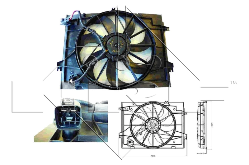 Ventilator radiator racire