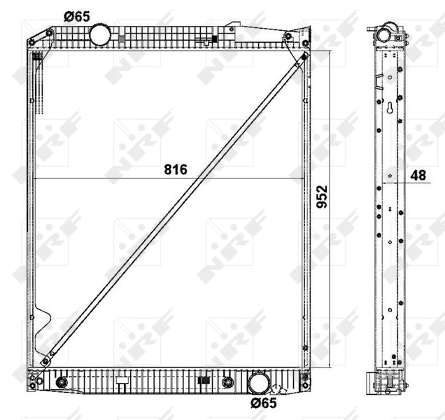 Radiator racire motor