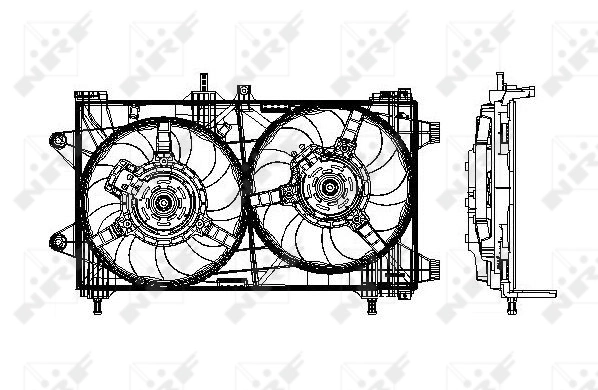Ventilator radiator racire