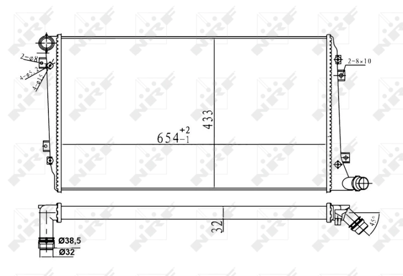 Radiator racire motor