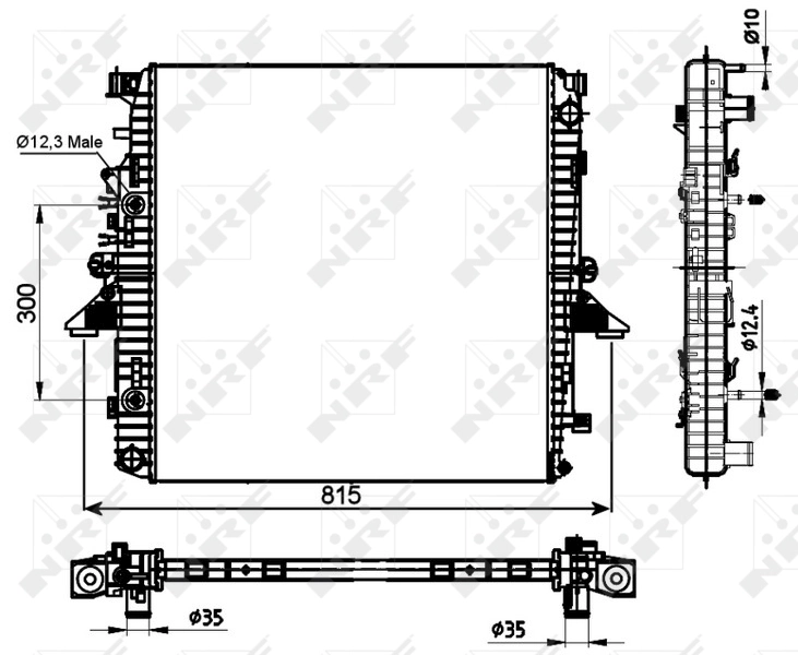 Radiator racire motor