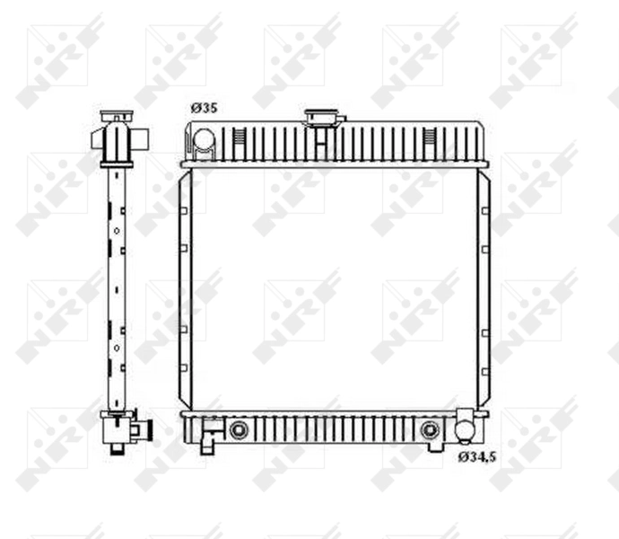 Radiator racire motor