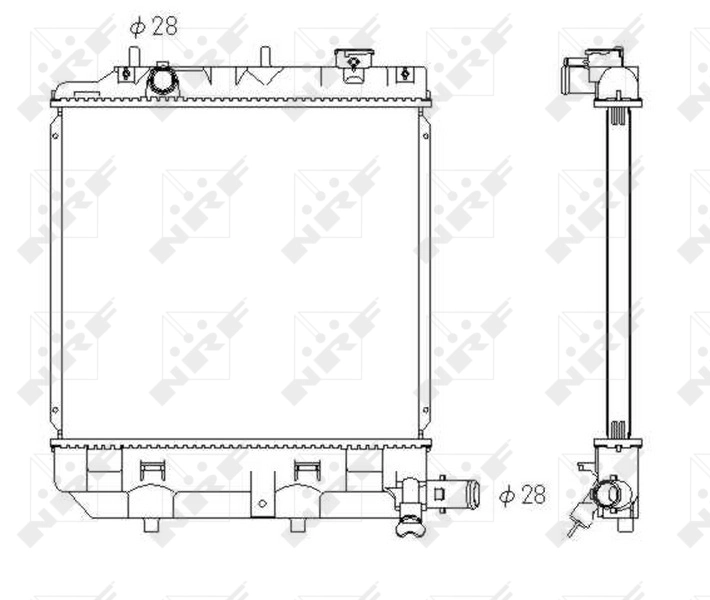 Radiator racire motor
