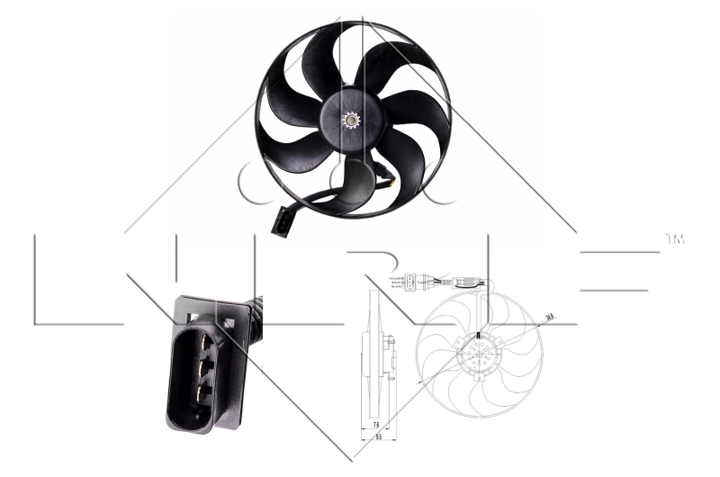 Ventilator radiator racire