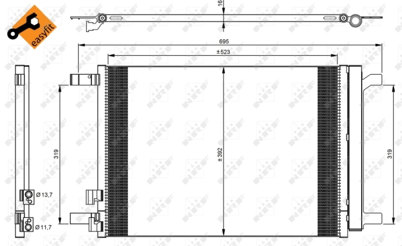Radiator climatizare
