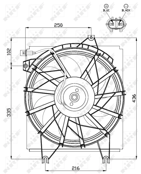 Ventilator radiator racire