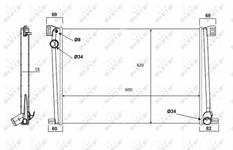 Radiator racire motor