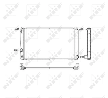 Radiator racire motor