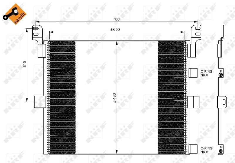 Radiator climatizare