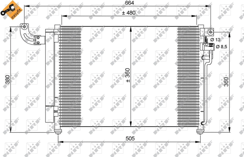 Radiator climatizare
