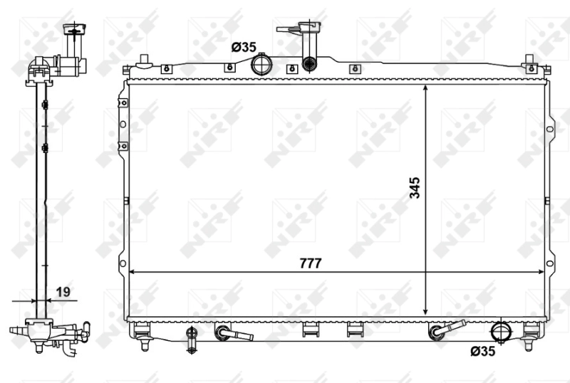 Radiator racire motor
