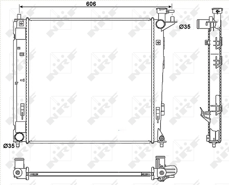 Radiator racire motor