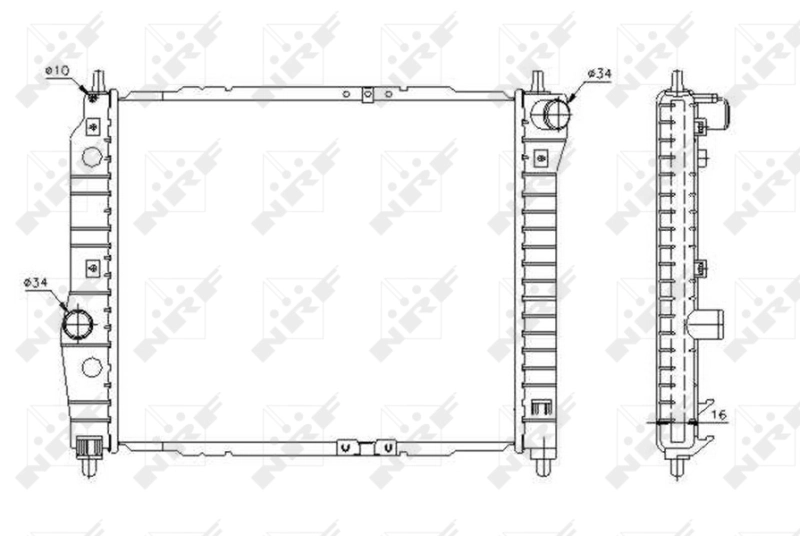 Radiator racire motor