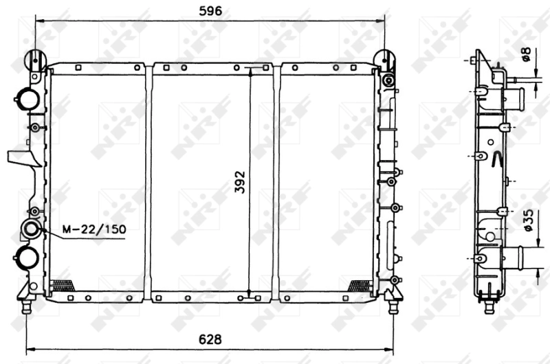 Radiator racire motor