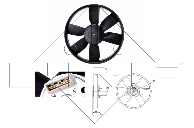 Ventilator radiator racire
