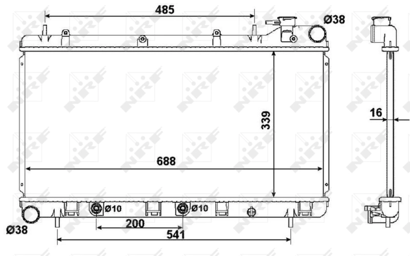 Radiator racire motor