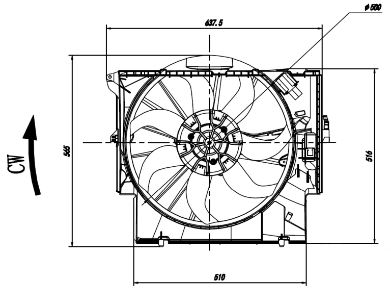 Ventilator radiator racire