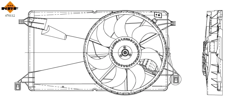 Ventilator radiator racire