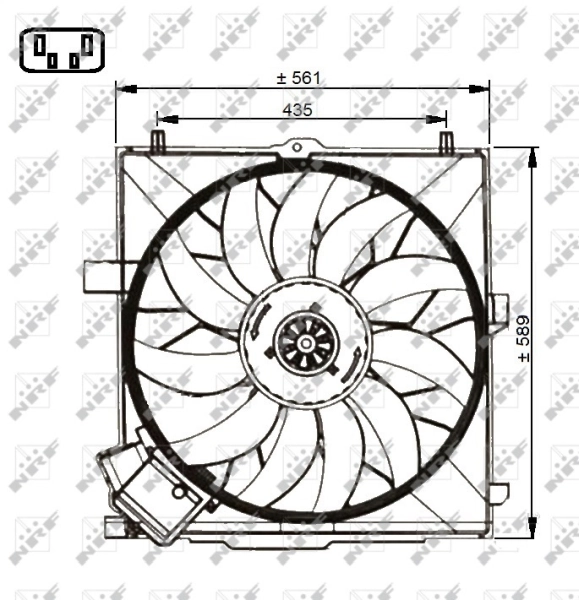 Ventilator radiator racire