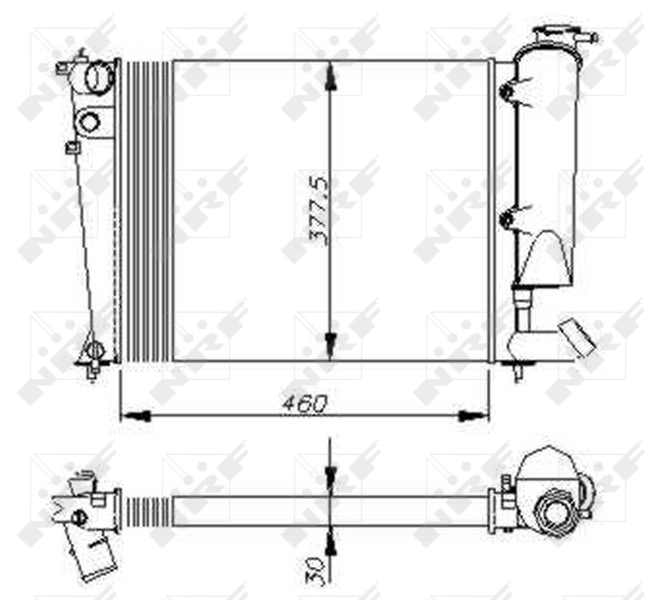 Radiator racire motor