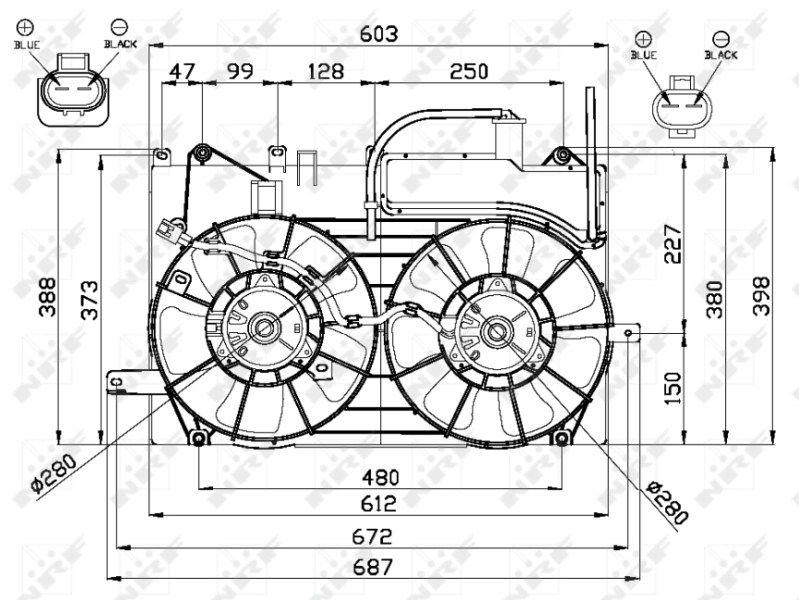 Ventilator radiator racire