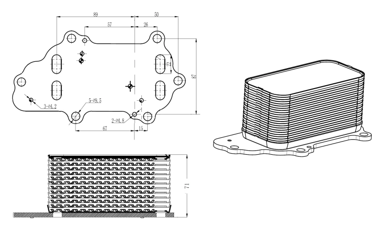 Radiator ulei / termoflot
