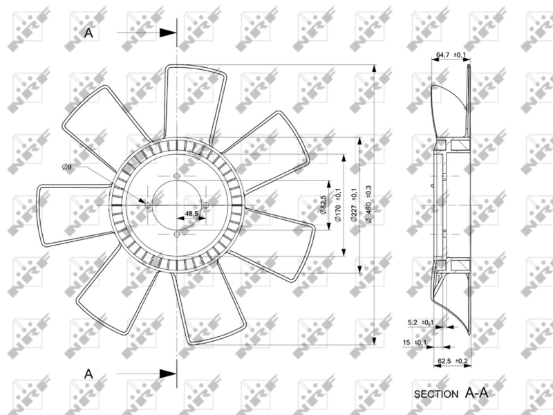 Paleta ventilator racire motor