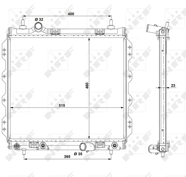 Radiator racire motor