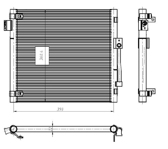 Radiator climatizare