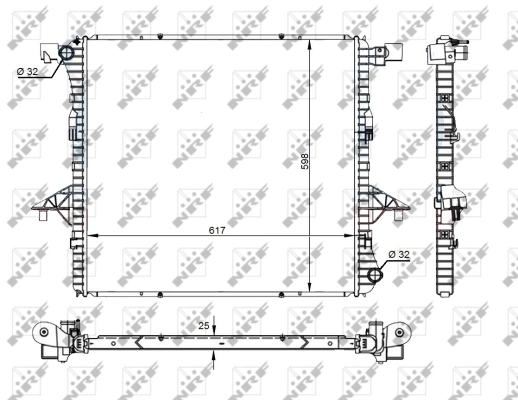 Radiator racire motor