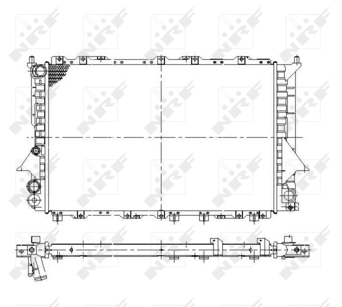 Radiator racire motor