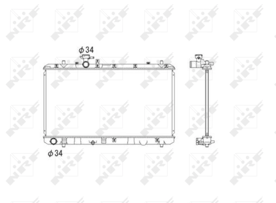 Radiator racire motor