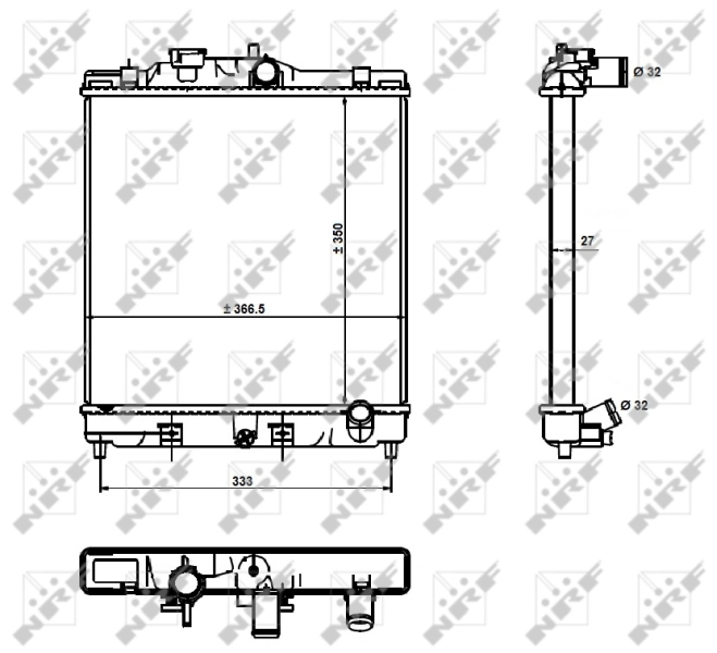 Radiator racire motor