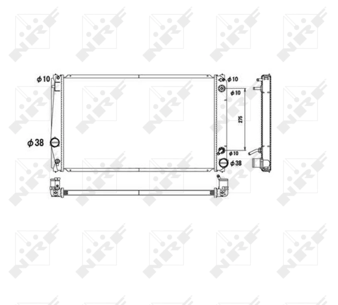 Radiator racire motor