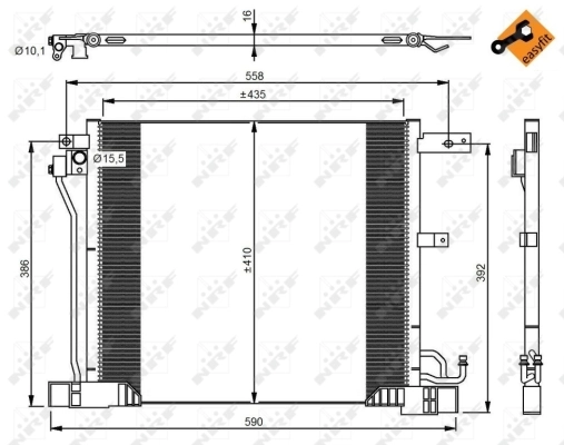 Radiator climatizare